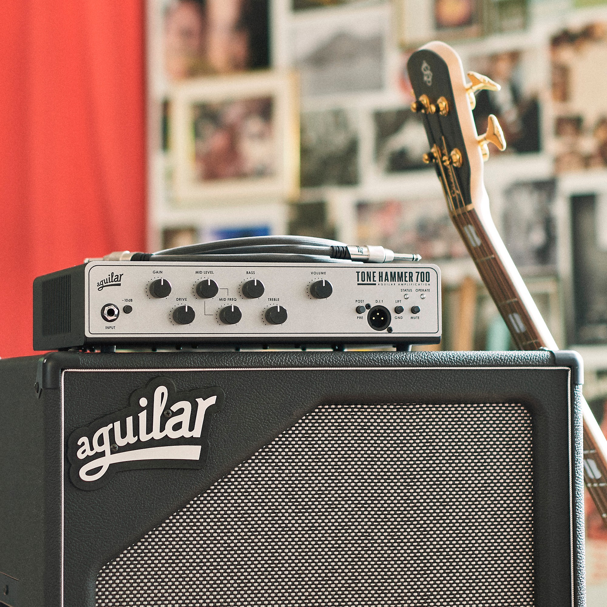 Aguilar Tone Hammer 700 V2 700W Bass Amp Head | Guitar Center