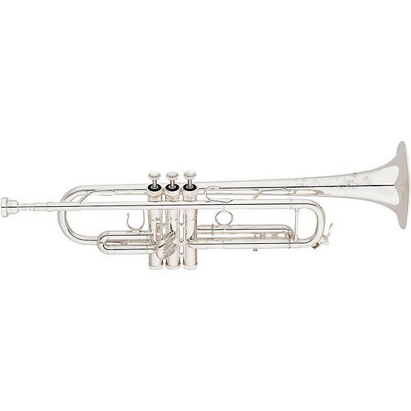 S.E. SHIRES Model BLW Custom Series Professional Bb Trumpet Silver plated Yellow Brass Bell