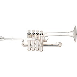S.E. SHIRES Model 9G Custom Series Professional Bb/A Piccolo Trumpet Silver plated Gold Brass Bell