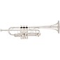 S.E. SHIRES Model 502 Custom Series Professional C Trumpet Silver plated Yellow Brass Bell thumbnail