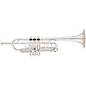 S.E. SHIRES Model 4F Custom Series Professional C Trumpet Silver plated Yellow Brass Bell thumbnail