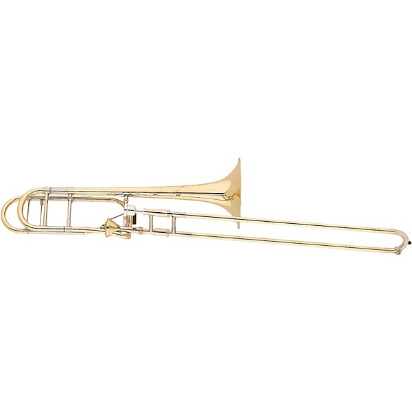 S.E. SHIRES Custom Series Professional F-Attachment Tenor Trombone with Axial-Flow Valve Lacquer Yellow Brass Bell
