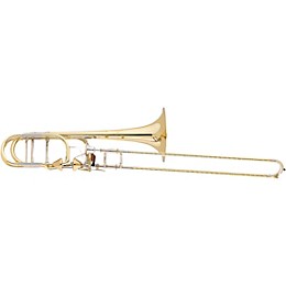 S.E. SHIRES George Curran Artist Series Professional Bass Trombone with Axial-Flow Valves Lacquer Yellow Brass Bell