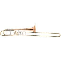 S.E. SHIRES Vintage Elkhart Custom Series Professional F-Attachment Tenor Trombone with Dual Bore Valve Lacquer Red Brass Bell