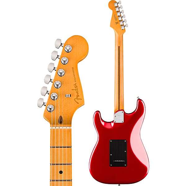 Fender American Ultra II Stratocaster HSS Maple Fingerboard Electric Guitar Sinister Red