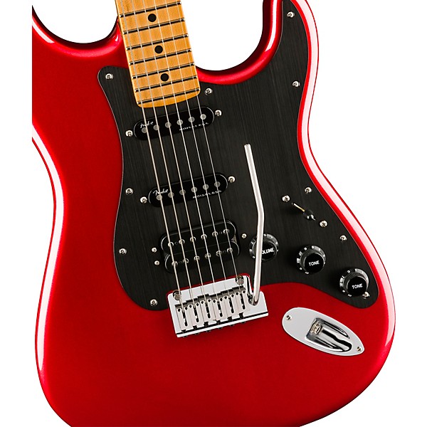 Fender American Ultra II Stratocaster HSS Maple Fingerboard Electric Guitar Sinister Red