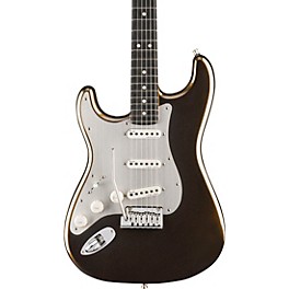 Fender American Ultra II Strat... Fender American Ultra II Stratocaster Left-Hand Ebony Fingerboard Electric Guitar Texas Tea