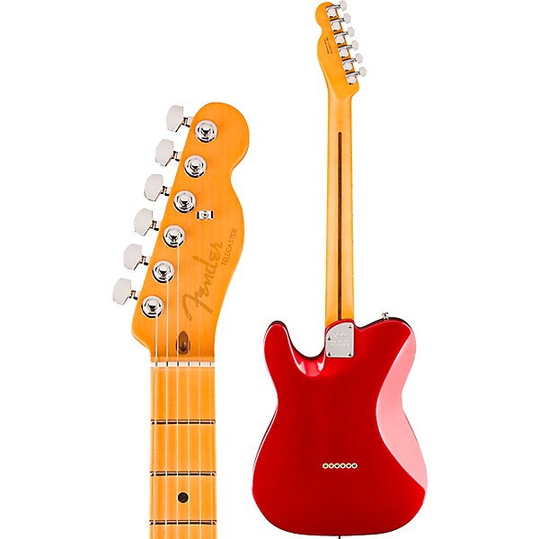 Fender American Ultra II Telecaster Maple Fingerboard Electric Guitar Sinister Red