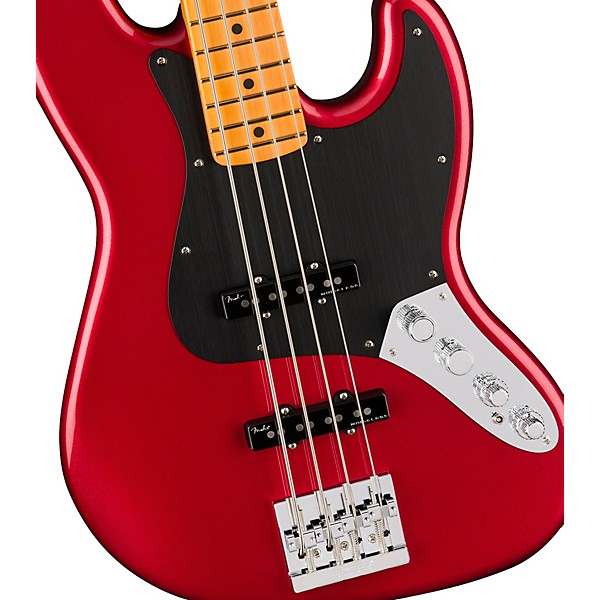 Fender American Ultra II Jazz Bass Maple Fingerboard Sinister Red