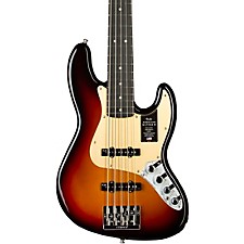 Fender American Ultra II Jazz Bass V Maple Fingerboard Sinister