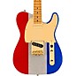 Fender Buck Owens Telecaster Electric Guitar Red, Silver and Blue Sparkle thumbnail