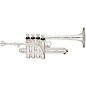 S.E. SHIRES Model Q9S Q Series Professional Bb/A Piccolo Trumpet Silver plated Yellow Brass Bell thumbnail