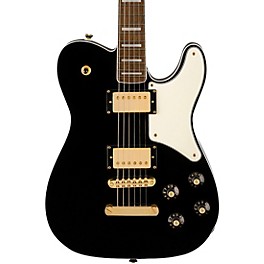 Squier Paranormal Troublemaker Telecaster Deluxe Gold Hardware Limited-Edition Electric Guitar Black