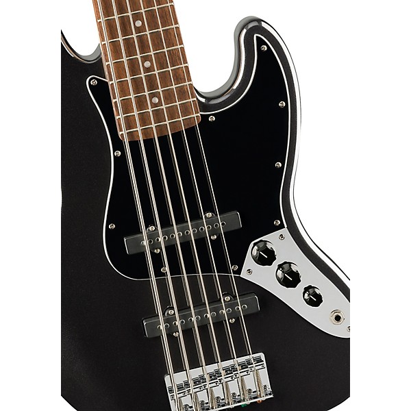 Squier Affinity Series Jazz Bass VI Black Metallic