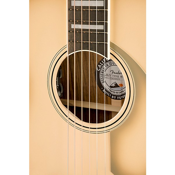 Fender Malibu Vintage California Series Limited-Edition Acoustic-Electric Guitar Antigua