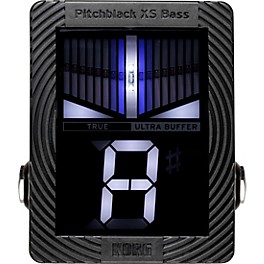 KORG Pitchblack XS Bass Chromatic Pedal Tuner Black