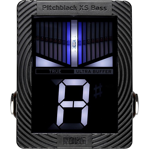 KORG Pitchblack XS Bass Chromatic Pedal Tuner Black