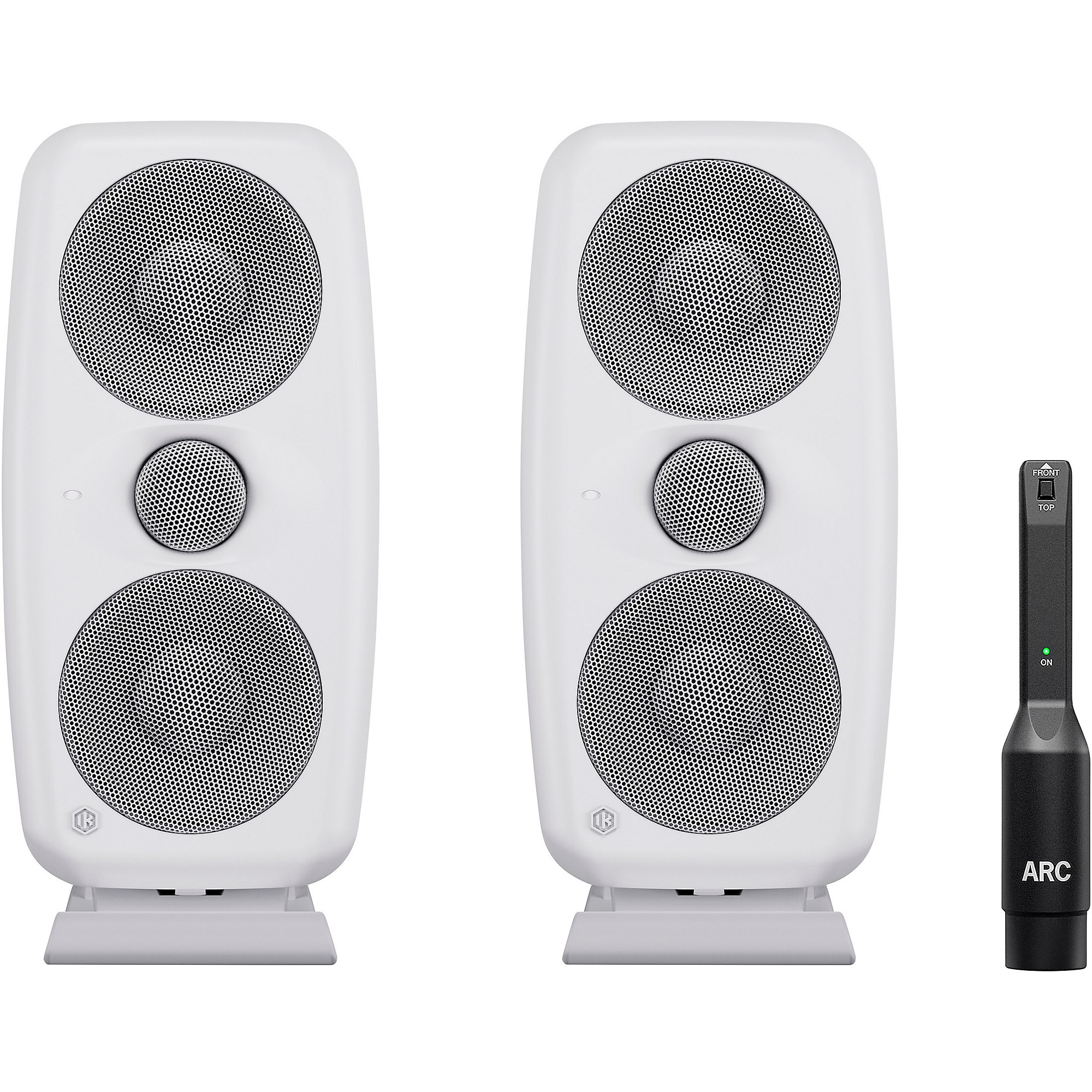 IK Multimedia iLoud MTM MKII Powered Studio Monitor (Pair) White
