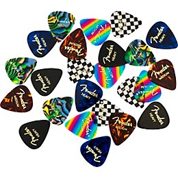 Fender Assorted Pattern Celluloid Guitar Picks 24 Pack