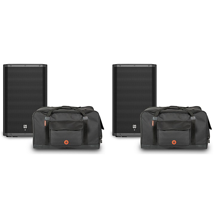 Electro-Voice ZLX-15P G2 Powered Speaker Pair With Road Runner