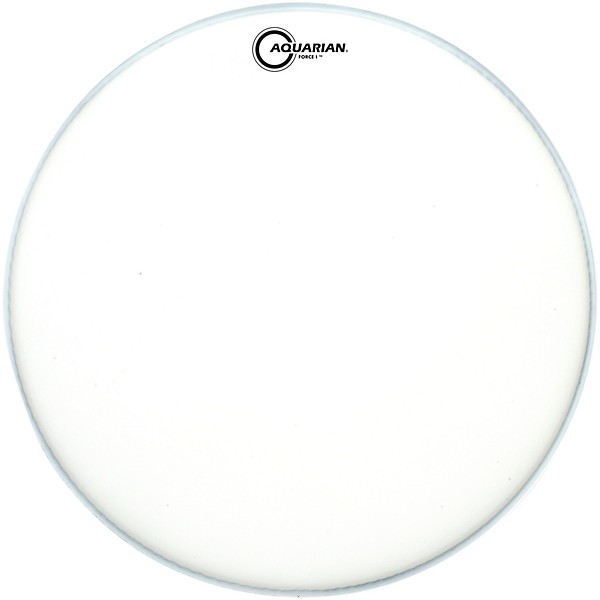 Aquarian Force I Bass Drum Text Coated Batter Head 22 in. Coated