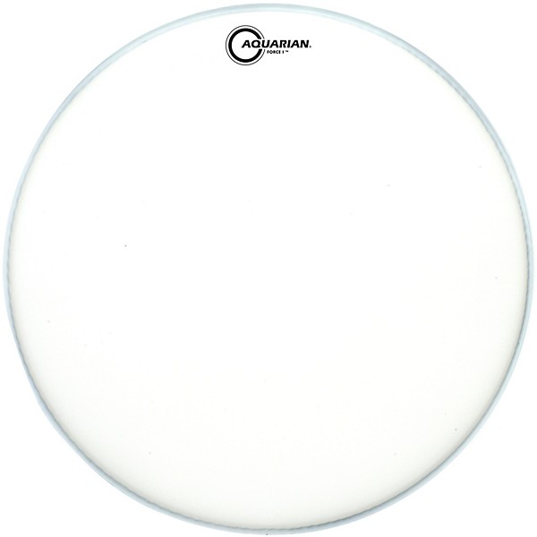 Aquarian Force I Bass Drum Text Coated Batter Head 24 in. Coated