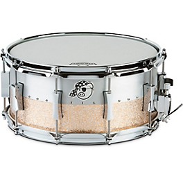 Pork Pie Aluminum Maple Hybrid Snare Drum 14 x 6.5 in. Champagne Sparkle