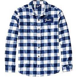 Fender Fender Flannel Shirt Medium Blue