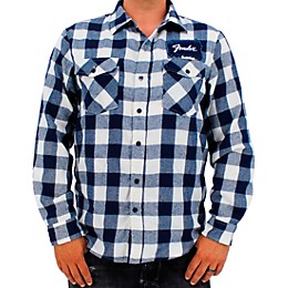 Fender Fender Flannel Shirt Medium Blue