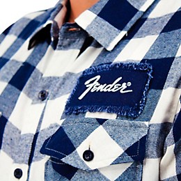 Fender Fender Flannel Shirt Medium Blue