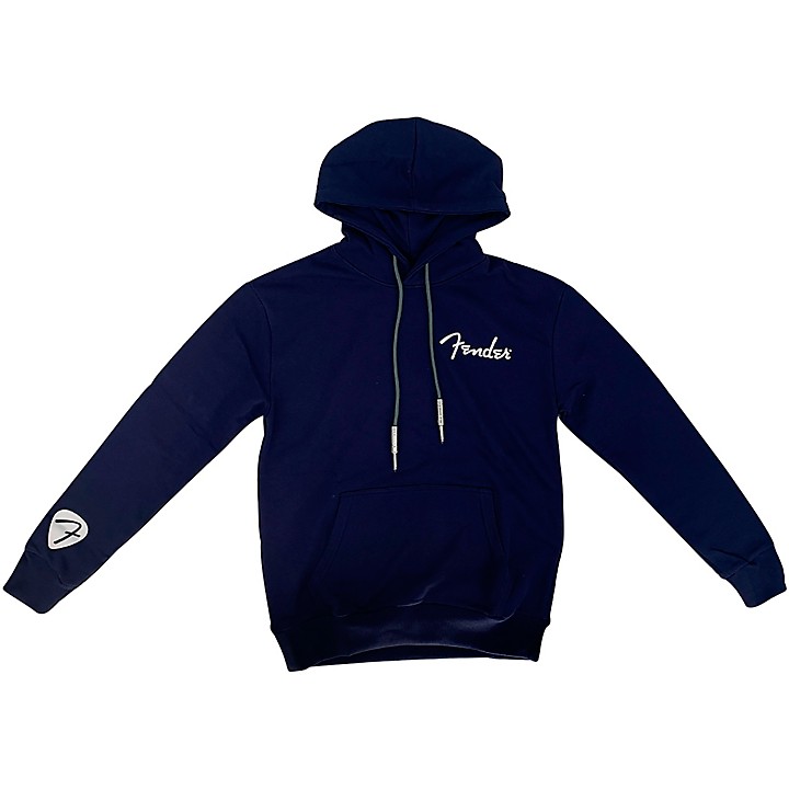 Fender® Spaghetti Logo Hoodie, Daphne Blue