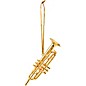 BROADWAY GIFTS Broadway Gifts Gold Brass Trumpet Ornament thumbnail