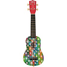The Beatles Yellow Submarine Design Ukulele Soprano Ukulele With