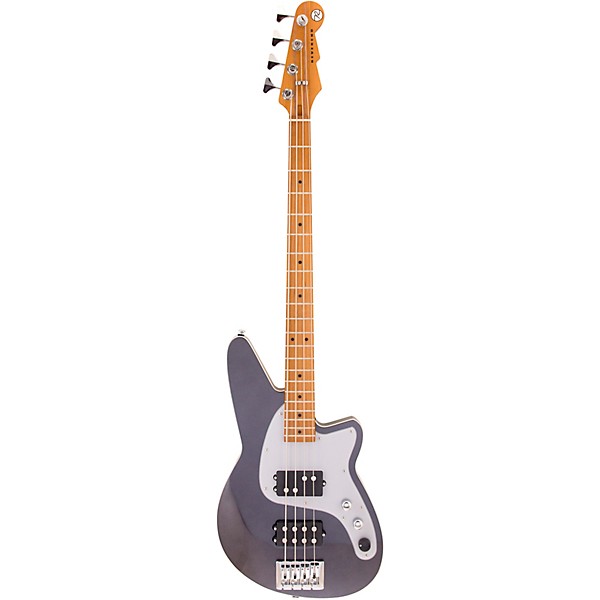 Reverend Mercalli 4 Roasted Maple Electric Bass Gunmetal