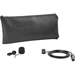 Shure WL185MB/S-LM3 Cardioid Condenser Lavalier ... Shure WL185MB/S-LM3 Cardioid Condenser Lavalier w/ TA4F Termination Black