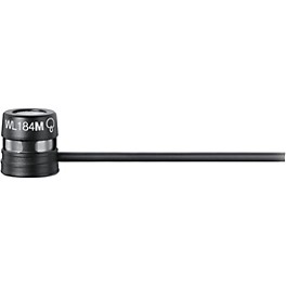 Shure WL184MB/O-TQG Supercardioid Condenser... Shure WL184MB/O-TQG Supercardioid Condenser Lavalier w/ TA4F Termination Black