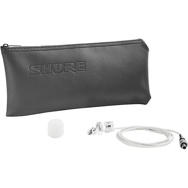 Shure WL185MB/S-LM3 Cardioid Condenser Lavalier w/ LEMO Termination White