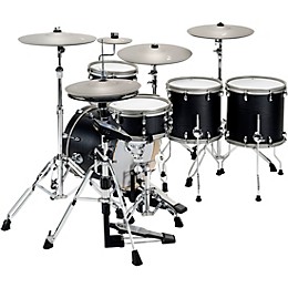 EFNOTE 5X Acoustic Designed Electronic Drum Set Black Oak Wrap