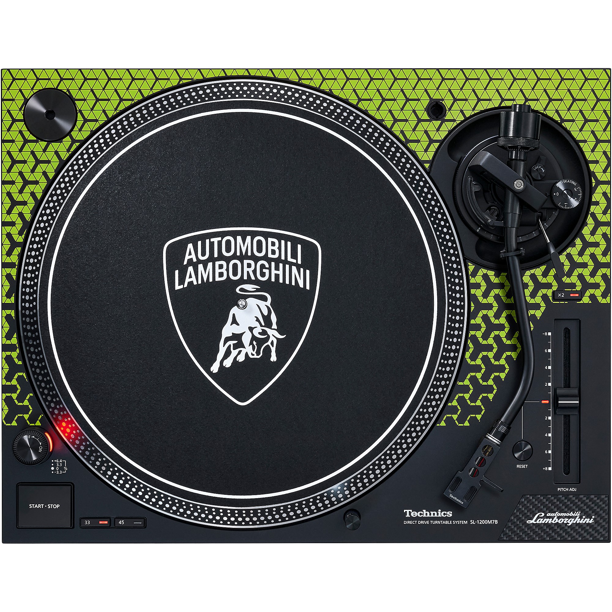 Technics SL-1200M7B Special Edition Lamborghini Direct Drive
