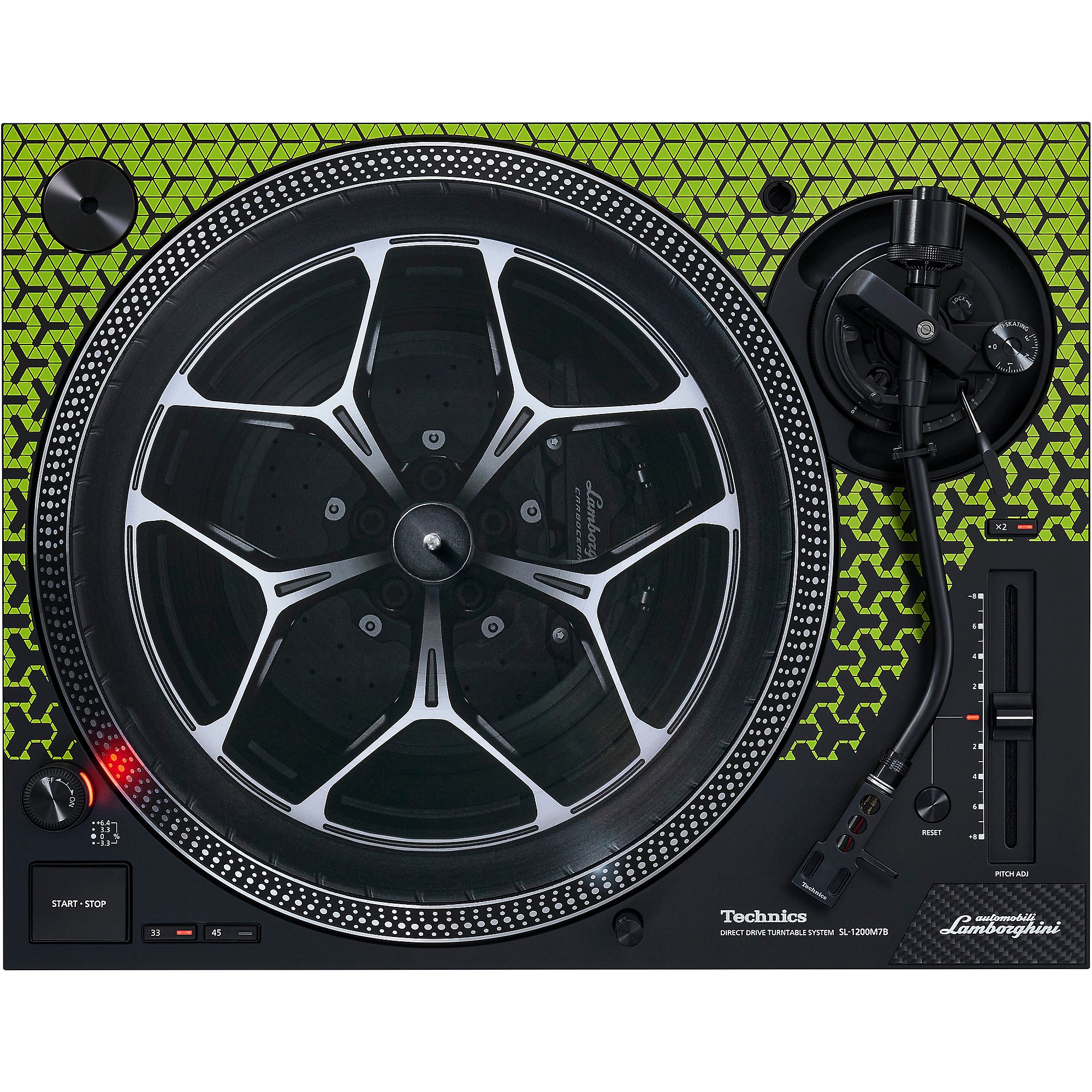 Technics SL-1200M7B Special Edition Lamborghini Direct Drive