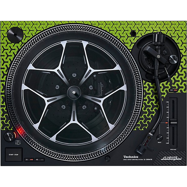 Technics SL-1200M7B Special Edition Lamborghini Direct Drive Turntable System Green