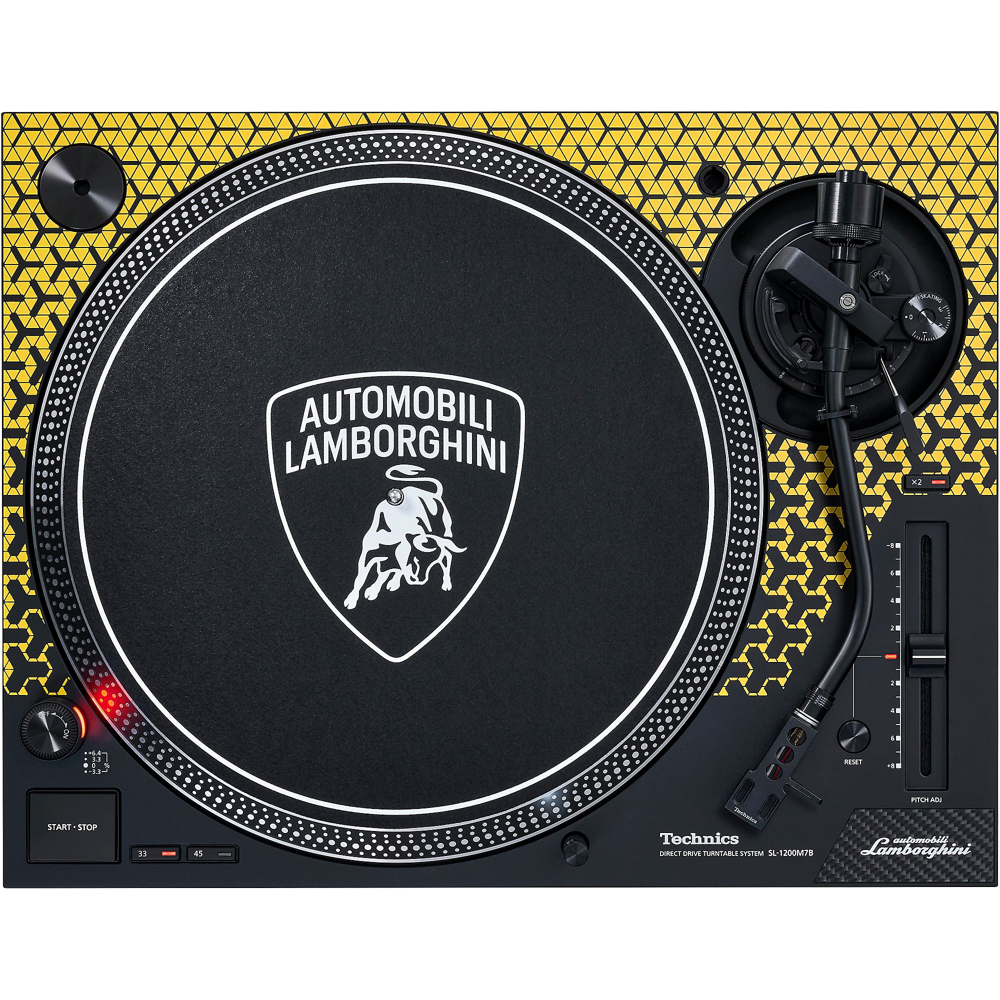 Technics SL-1200M7B Special Edition Lamborghini Direct Drive
