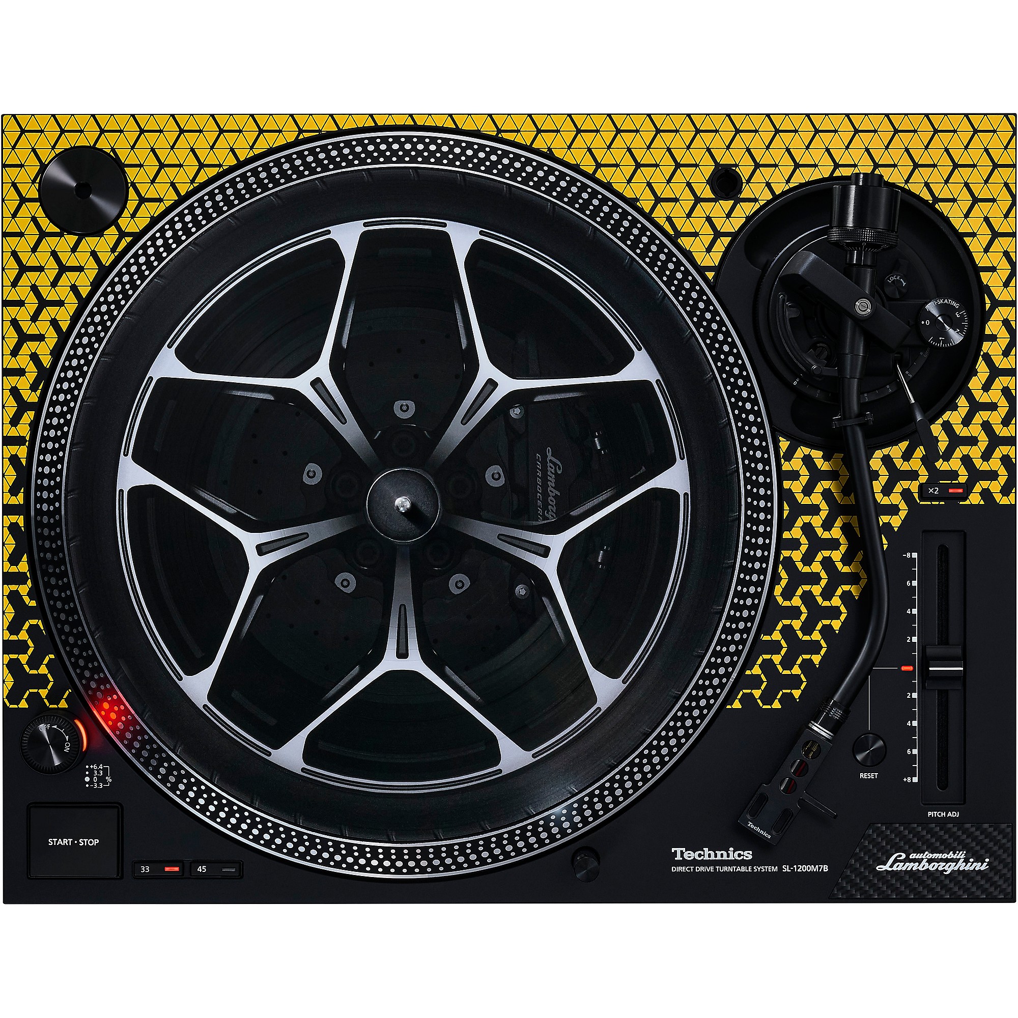 Technics SL-1200M7B Special Edition Lamborghini Direct Drive