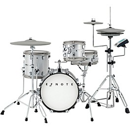 EFNOTE mini Acoustic Designed Electronic Drum Set White Sparkle