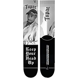 Perri's Perri's Tupac Keep Your Heads Up Socks Black