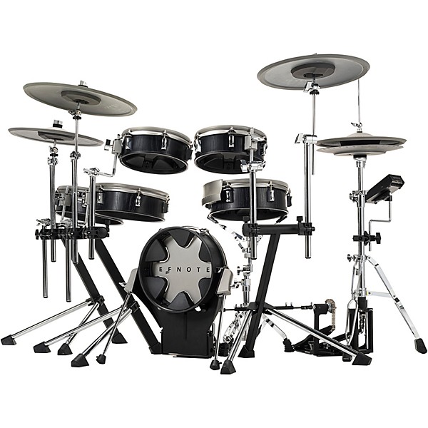 EFNOTE 3X Acoustic Designed Electronic Drum Set Black Oak Wrap