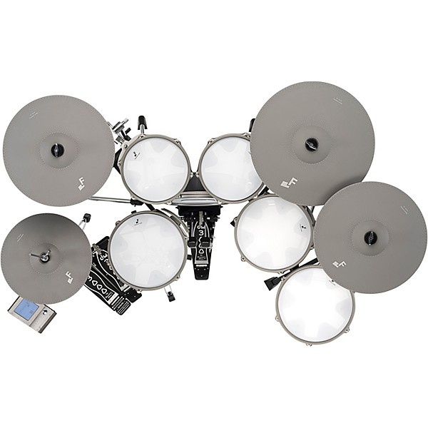 EFNOTE 3X Acoustic Designed Electronic Drum Set Black Oak Wrap