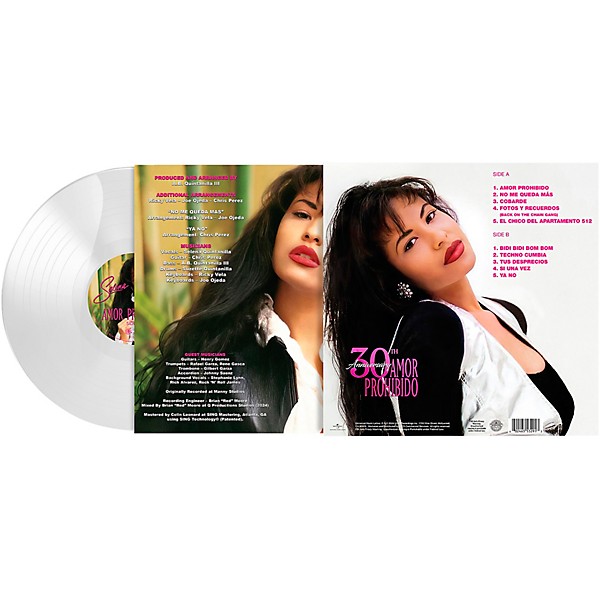 Selena - Amor Prohibido (30th Anniversary Transparent Clear Vinyl) [LP]