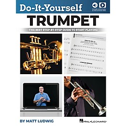 Hal Leonard Do-It-Yourself Trumpet The Best Step-by-Step Guide to Start Playing Book/Online Audio/Online Video