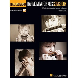 Hal Leonard Harmonica for Kids Songbook - 11 Popular Songs Arranged on Harmonica for Beginners Book/Online Audio